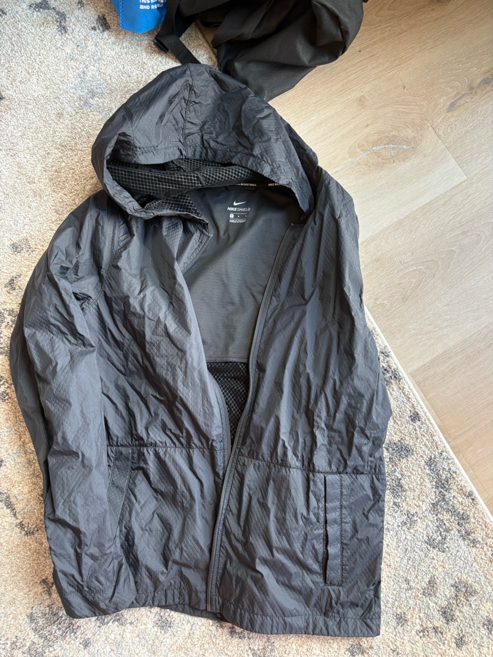 Nike Black Windbreaker Jacket